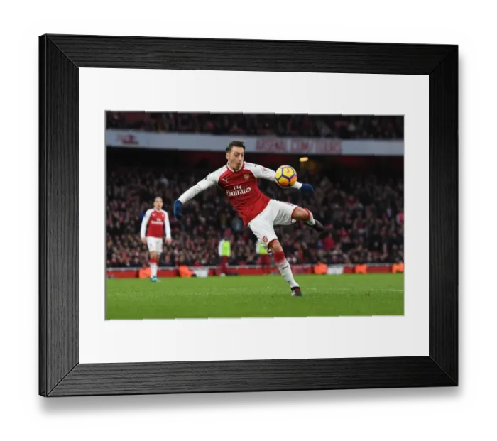 Framed Print : Mesut Ozil Scores: Arsenal's Triumph Over Newcastle United, Premier League 2017-18 Framed Print : Mesut Ozil Scores: Arsenal's Triumph Over Newcastle United, Premier League 2017-18
