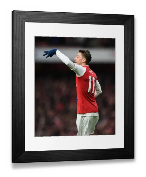 Framed Print : Mesut Ozil Scores: Arsenal vs Newcastle United, Premier League 2017-18 Framed Print : Mesut Ozil Scores: Arsenal vs Newcastle United, Premier League 2017-18