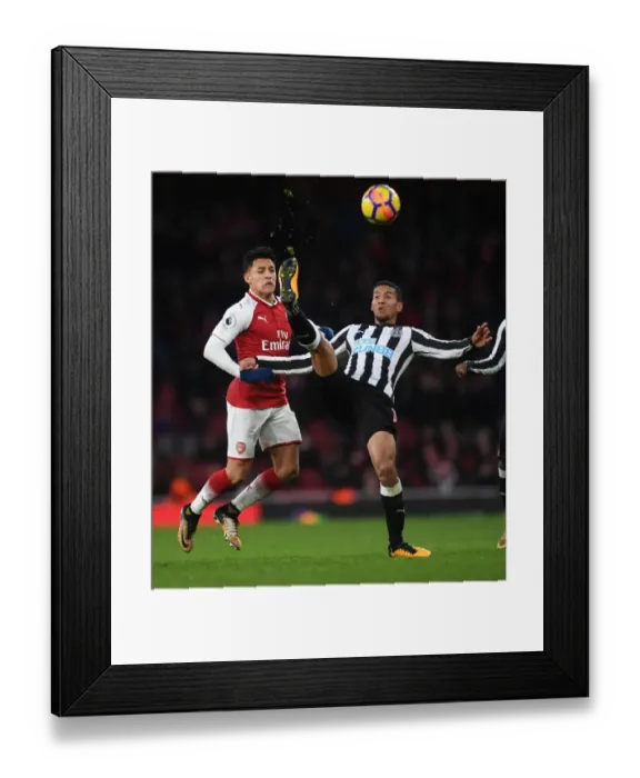 Framed Print : Clash at the Emirates: Sanchez vs. Hayden in Premier League Showdown Framed Print : Clash at the Emirates: Sanchez vs. Hayden in Premier League Showdown
