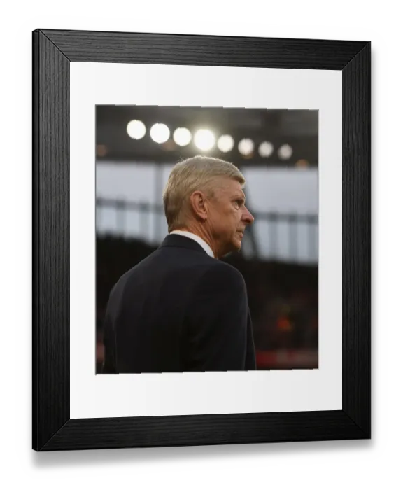 Framed Print : Arsene Wenger: Arsenal Manager before Arsenal vs Newcastle United (December 2017)