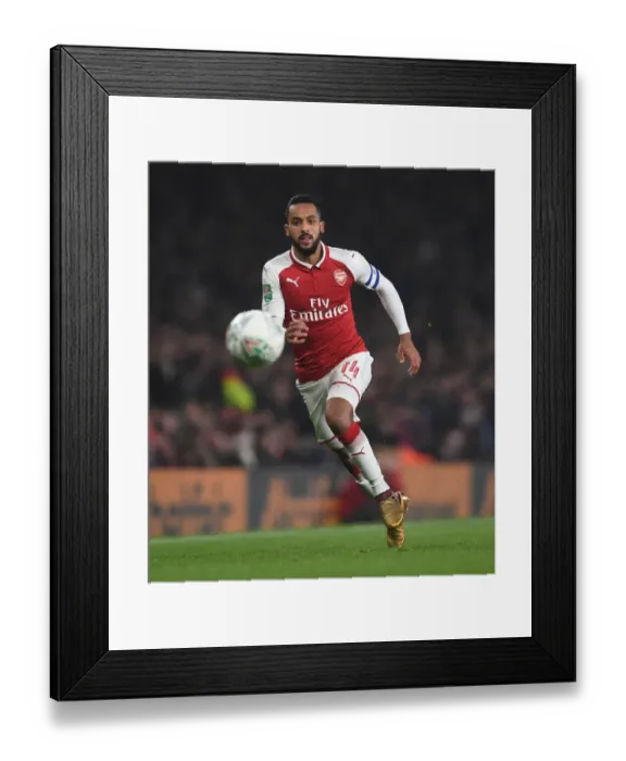 Framed Print : Theo Walcott in Action: Arsenal vs. West Ham United, Carabao Cup Quarterfinals Framed Print : Theo Walcott in Action: Arsenal vs. West Ham United, Carabao Cup Quarterfinals