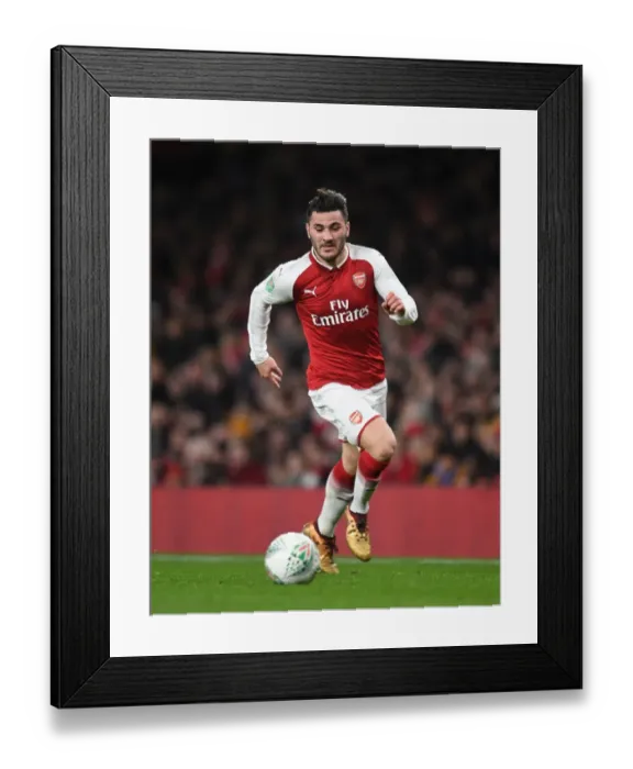 Framed Print : Sead Kolasinac in Action: Arsenal vs. West Ham United - Carabao Cup Quarterfinal Framed Print : Sead Kolasinac in Action: Arsenal vs. West Ham United - Carabao Cup Quarterfinal