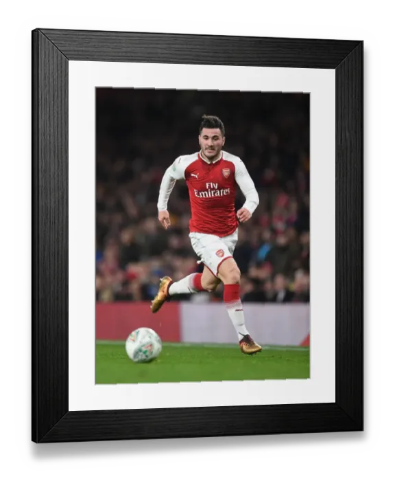 Framed Print : Sead Kolasinac in Action: Arsenal vs West Ham United, Carabao Cup Quarterfinal Framed Print : Sead Kolasinac in Action: Arsenal vs West Ham United, Carabao Cup Quarterfinal