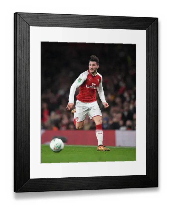 Framed Print : Sead Kolasinac in Action: Arsenal vs. West Ham United - Carabao Cup Quarterfinal Framed Print : Sead Kolasinac in Action: Arsenal vs. West Ham United - Carabao Cup Quarterfinal