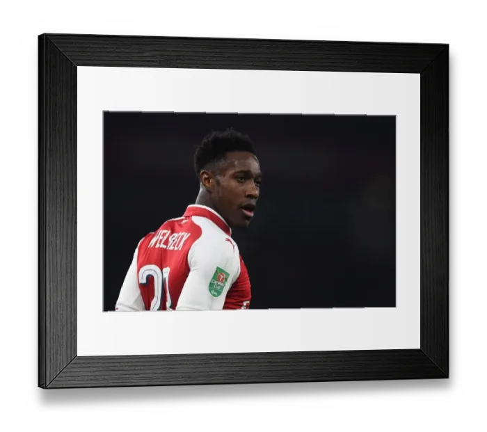 Framed Print : Danny Welbeck in Action: Arsenal vs. West Ham United - Carabao Cup Quarterfinal