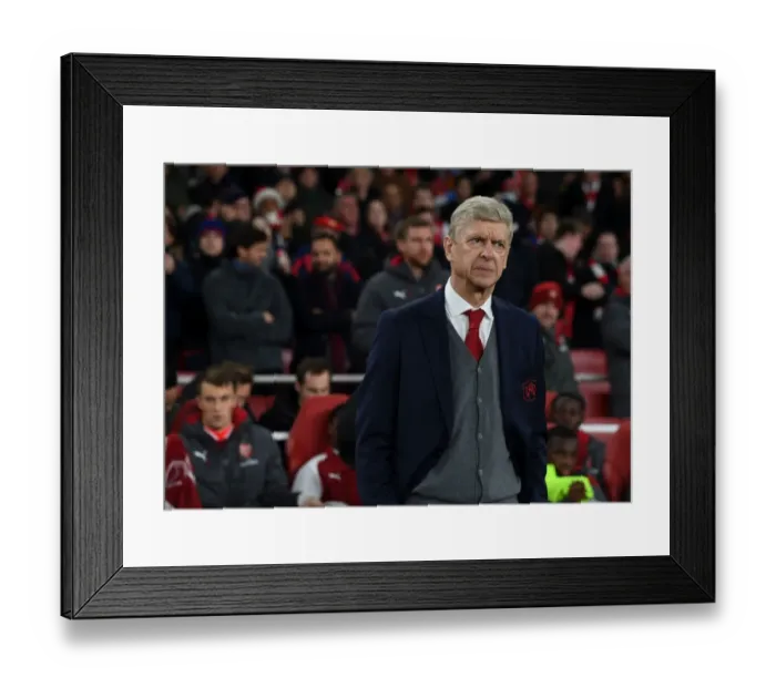 Framed Print : Arsene Wenger: Focused and Ready for Arsenal vs. West Ham Carabao Cup Clash Framed Print : Arsene Wenger: Focused and Ready for Arsenal vs. West Ham Carabao Cup Clash