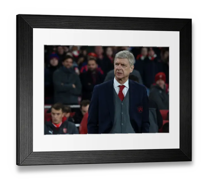 Framed Print : Arsene Wenger: Arsenal Manager Ahead of Carabao Cup Quarterfinal vs West Ham United