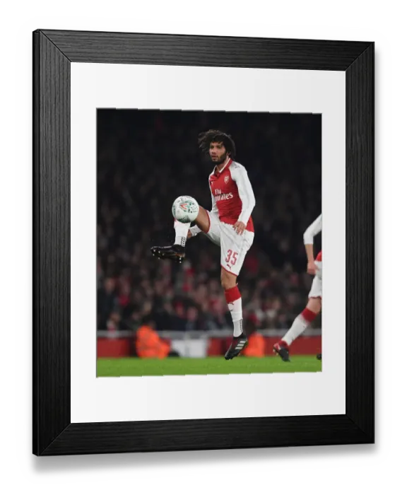 Framed Print : Mohamed Elneny in Action: Arsenal vs. West Ham United, Carabao Cup Quarterfinals Framed Print : Mohamed Elneny in Action: Arsenal vs. West Ham United, Carabao Cup Quarterfinals