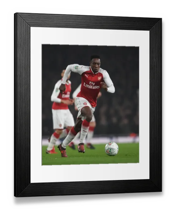 Framed Print : Danny Welbeck in Action: Arsenal vs. West Ham United - Carabao Cup Quarterfinals