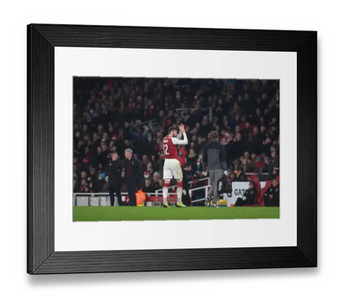 Framed Print : Olivier Giroud Bids Farewell: Arsenal v West Ham United, Carabao Cup Quarterfinals