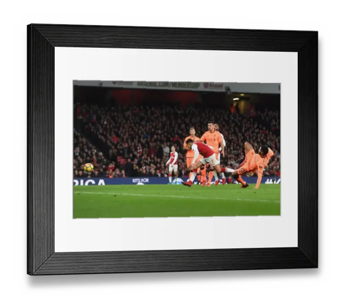 Framed Print : Mesut Ozil's Thriller: Arsenal's Game-Changing Goal vs. Liverpool, Premier League 2017-18 Framed Print : Mesut Ozil's Thriller: Arsenal's Game-Changing Goal vs. Liverpool, Premier League 2017-18