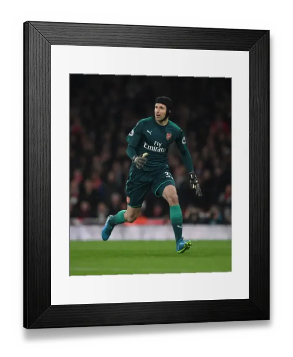 Framed Print : Arsenal's Petr Cech Faces Liverpool in Thrilling Showdown (2017-18), Emirates Stadium Framed Print : Arsenal's Petr Cech Faces Liverpool in Thrilling Showdown (2017-18), Emirates Stadium