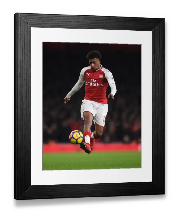 Framed Print : Alex Iwobi in Action: Arsenal vs. Liverpool, Premier League 2017-18 Framed Print : Alex Iwobi in Action: Arsenal vs. Liverpool, Premier League 2017-18