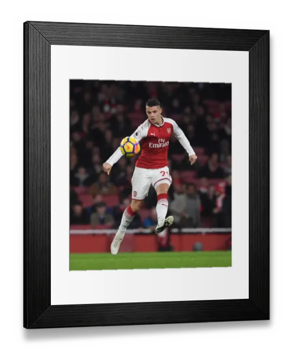Framed Print : Granit Xhaka (Arsenal). Arsenal 3: 3 Liverpool. Premier League. Emirates Stadium, 22 / 12 / 17 Framed Print : Granit Xhaka (Arsenal). Arsenal 3: 3 Liverpool. Premier League. Emirates Stadium, 22 / 12 / 17