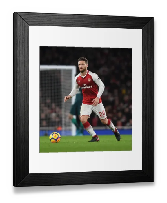 Framed Print : Mustafi's Dramatic Performance: Arsenal vs Liverpool 3-3 at Emirates Stadium