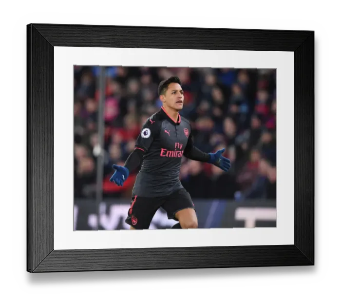 Framed Print : Alexis Sanchez's Hat-Trick: Arsenal's Dominance Over Crystal Palace (2017-18) Framed Print : Alexis Sanchez's Hat-Trick: Arsenal's Dominance Over Crystal Palace (2017-18)