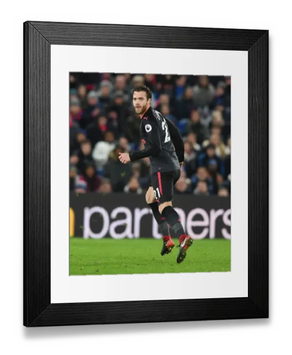 Framed Print : Calum Chambers in Action: Arsenal vs. Crystal Palace, Premier League (2017-18)