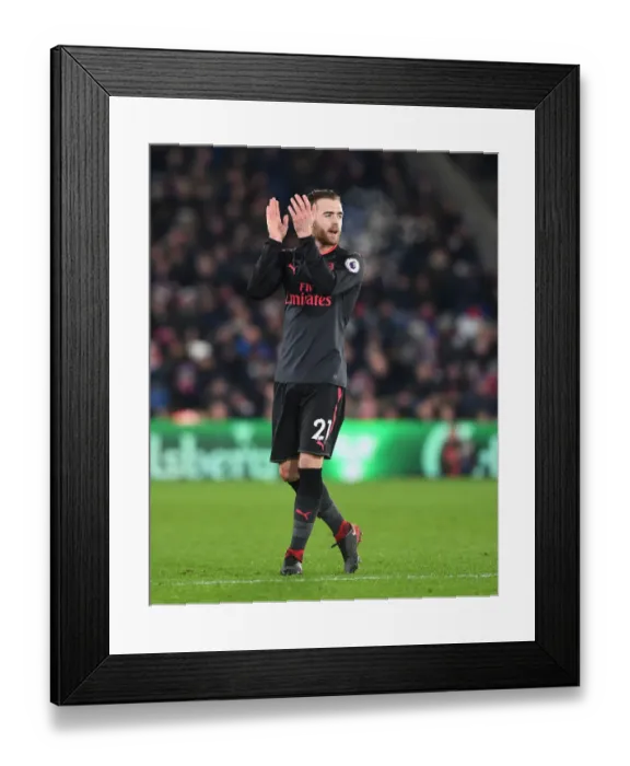 Framed Print : Calum Chambers in Action: Arsenal vs. Crystal Palace, Premier League (2017-18)