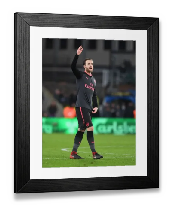 Framed Print : Calum Chambers: In Action for Arsenal Against Crystal Palace, Premier League 2017-18 Framed Print : Calum Chambers: In Action for Arsenal Against Crystal Palace, Premier League 2017-18
