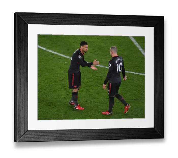 Framed Print : Francis Coquelin and Jack Wilshere (Arsenal). Crystal Palace 2: 3 Arsenal. Premier League Framed Print : Francis Coquelin and Jack Wilshere (Arsenal). Crystal Palace 2: 3 Arsenal. Premier League