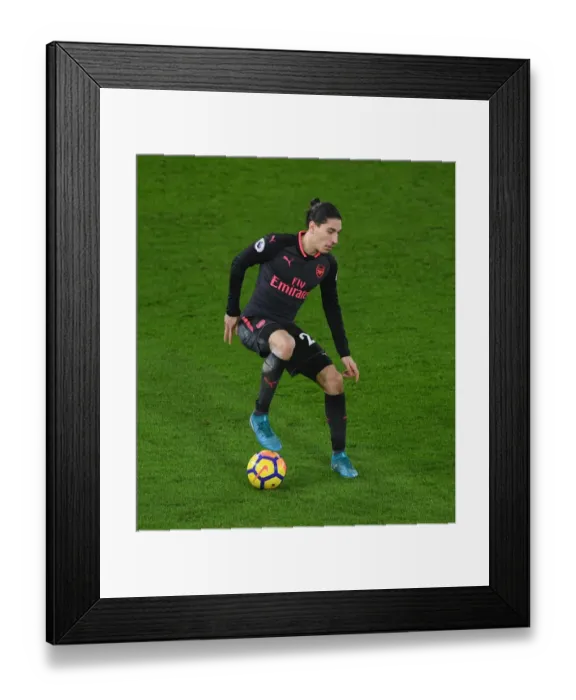 Framed Print : Hector Bellerin (Arsenal). Crystal Palace 2: 3 Arsenal. Premier League. Selhurst Park