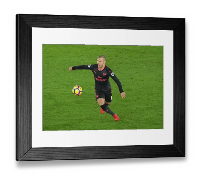 Framed Print : Jack Wilshere (Arsenal). Crystal Palace 2: 3 Arsenal. Premier League. Selhurst Park