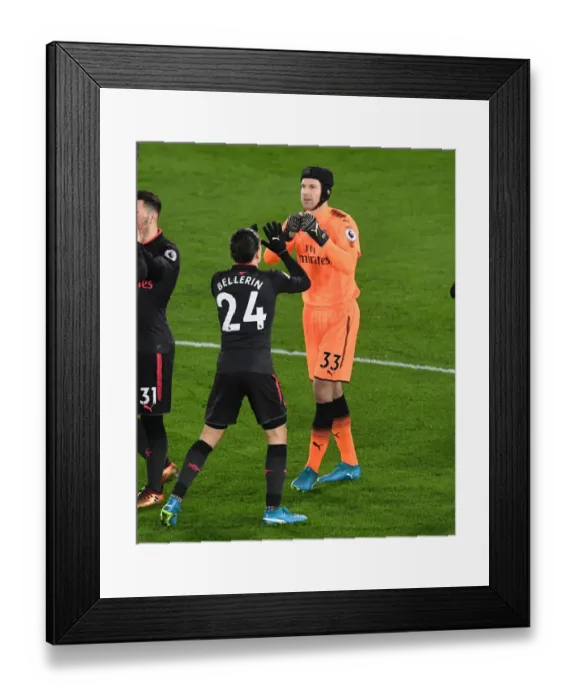 Framed Print : Petr Cech (Arsenal). Crystal Palace 2: 3 Arsenal. Premier League. Selhurst Park, 28  /  12  /  17