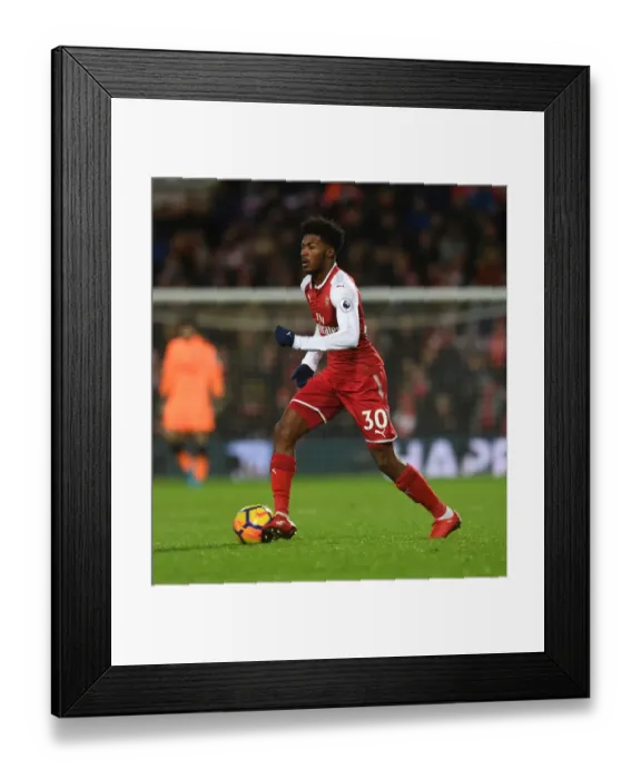 Framed Print : Ainsley Maitland-Niles in Action: West Bromwich Albion vs. Arsenal, Premier League (December 2017)