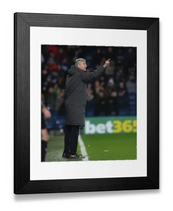 Framed Print : Arsene Wenger at The Hawthorns: Leading Arsenal in the Premier League Clash Against West Bromwich Albion (December 2017)