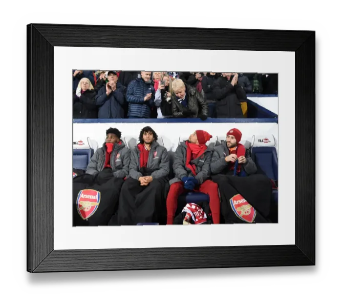 Framed Print : Arsenal vs. West Bromwich Albion: Premier League Clash at The Hawthorns (December 2017)