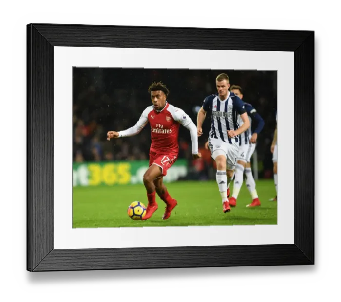 Framed Print : Clash at The Hawthorns: Iwobi vs Brunt - Premier League Battle