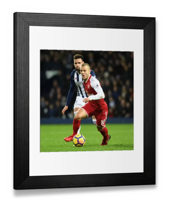 Framed Print : Jack Wilshere vs. Hal Robson-Kanu: A Midfield Battle at The Hawthorns (2017-18) Framed Print : Jack Wilshere vs. Hal Robson-Kanu: A Midfield Battle at The Hawthorns (2017-18)