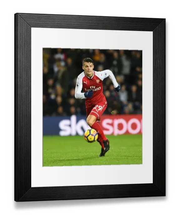 Framed Print : Granit Xhaka in Action: West Bromwich Albion vs. Arsenal, Premier League (2017-18) Framed Print : Granit Xhaka in Action: West Bromwich Albion vs. Arsenal, Premier League (2017-18)