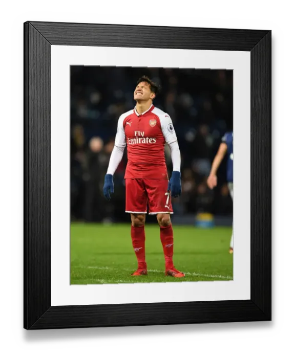 Framed Print : Alexis Sanchez in Action: Arsenal vs. West Bromwich Albion, Premier League 2017-18 Framed Print : Alexis Sanchez in Action: Arsenal vs. West Bromwich Albion, Premier League 2017-18