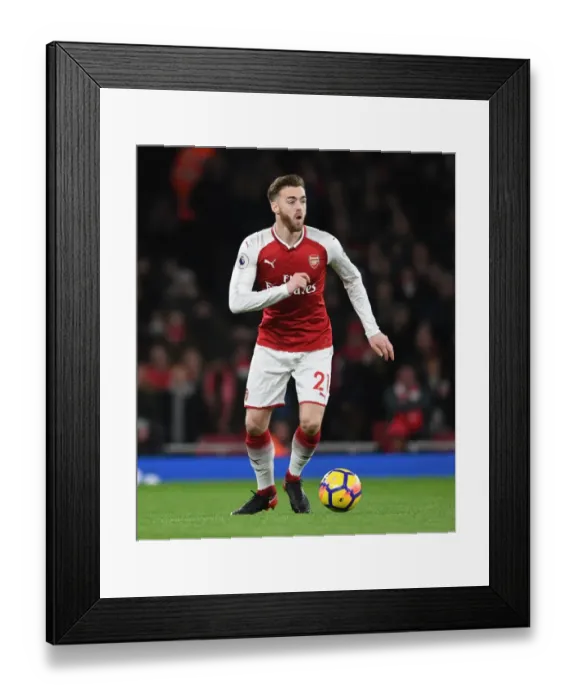 Framed Print : Calum Chambers in Action: Arsenal vs. Chelsea, Premier League 2017-18