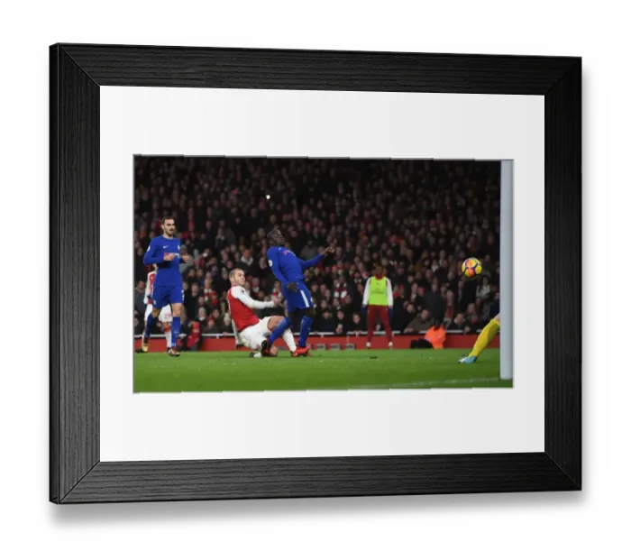 Framed Print : Jack Wilshere's Stunning Goal Against N'Golo Kante: Arsenal vs. Chelsea, Premier League 2017-18 Framed Print : Jack Wilshere's Stunning Goal Against N'Golo Kante: Arsenal vs. Chelsea, Premier League 2017-18