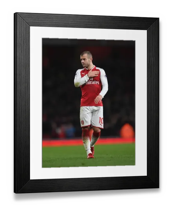 Framed Print : Jack Wilshere's Emotional Salute: Arsenal's Heroic Moment Against Chelsea, Premier League 2018 Framed Print : Jack Wilshere's Emotional Salute: Arsenal's Heroic Moment Against Chelsea, Premier League 2018