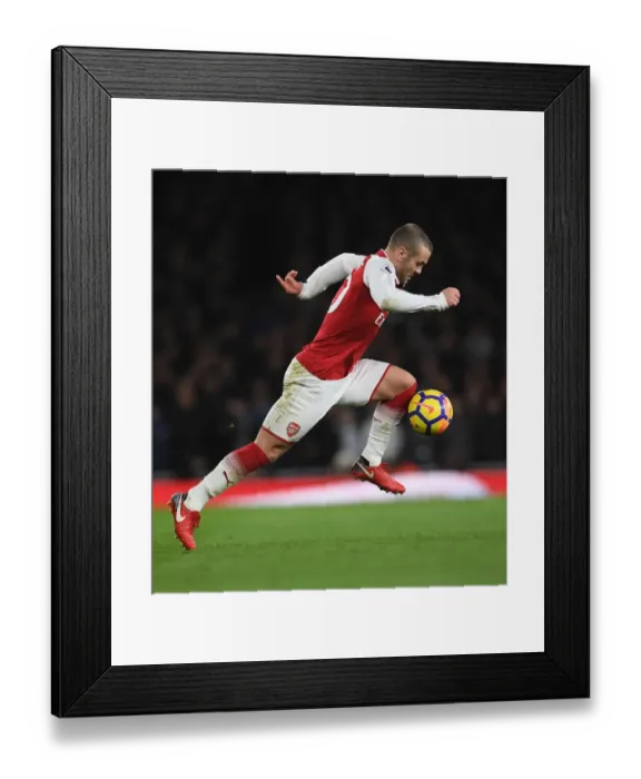 Framed Print : Jack Wilshere: In Action for Arsenal Against Chelsea, Premier League 2017-18 Framed Print : Jack Wilshere: In Action for Arsenal Against Chelsea, Premier League 2017-18