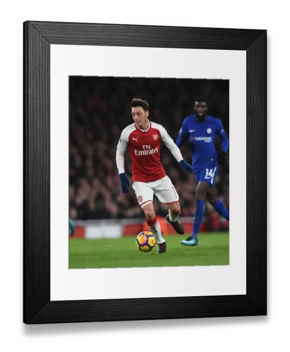 Framed Print : Mesut Ozil in Action: Arsenal vs. Chelsea, Premier League 2017-18 Framed Print : Mesut Ozil in Action: Arsenal vs. Chelsea, Premier League 2017-18