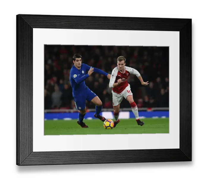 Framed Print : Clash of Titans: Holding vs Morata - Arsenal vs Chelsea Showdown, Premier League 2017-18 Framed Print : Clash of Titans: Holding vs Morata - Arsenal vs Chelsea Showdown, Premier League 2017-18
