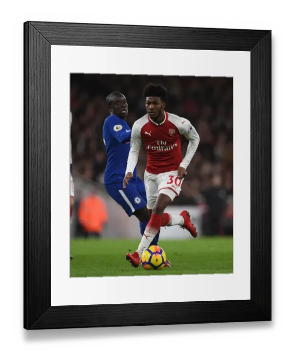 Framed Print : Midfield Showdown: Maitland-Niles vs. Kante - Arsenal vs. Chelsea