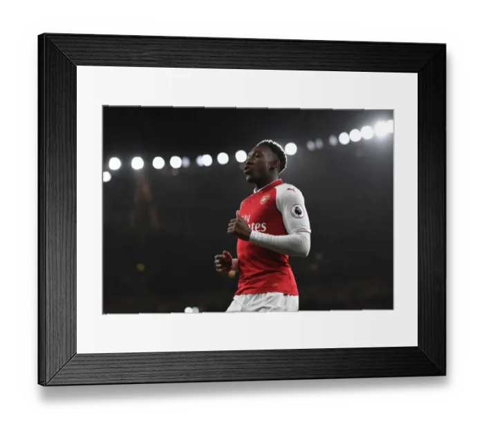 Framed Print : Danny Welbeck in Action: Arsenal vs. Chelsea, Premier League 2017-18