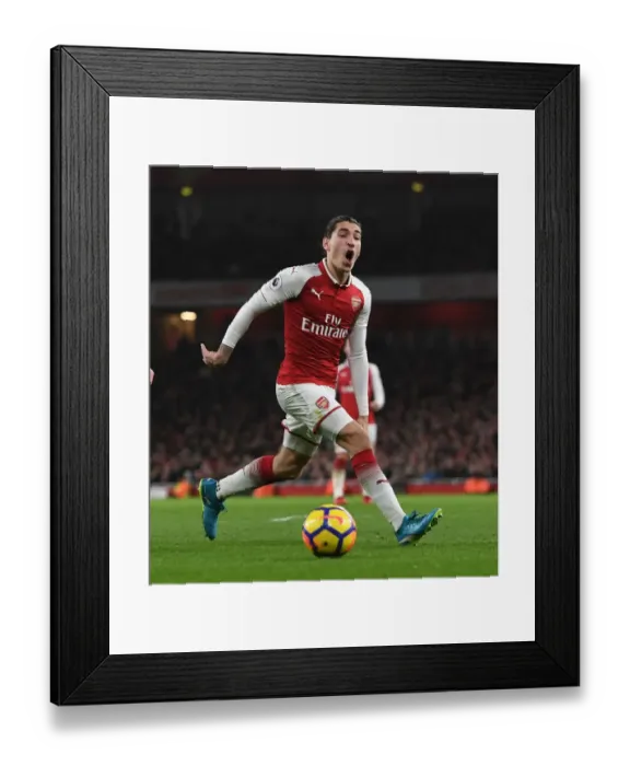 Framed Print : Hector Bellerin in Action: Arsenal vs. Chelsea, Premier League 2017-18 Framed Print : Hector Bellerin in Action: Arsenal vs. Chelsea, Premier League 2017-18