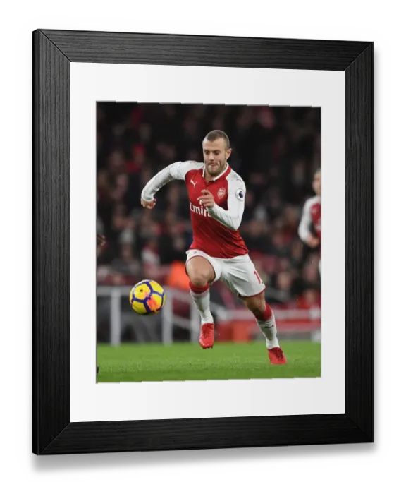 Framed Print : Jack Wilshere in Action: Arsenal vs. Chelsea, Premier League 2017-18 Framed Print : Jack Wilshere in Action: Arsenal vs. Chelsea, Premier League 2017-18