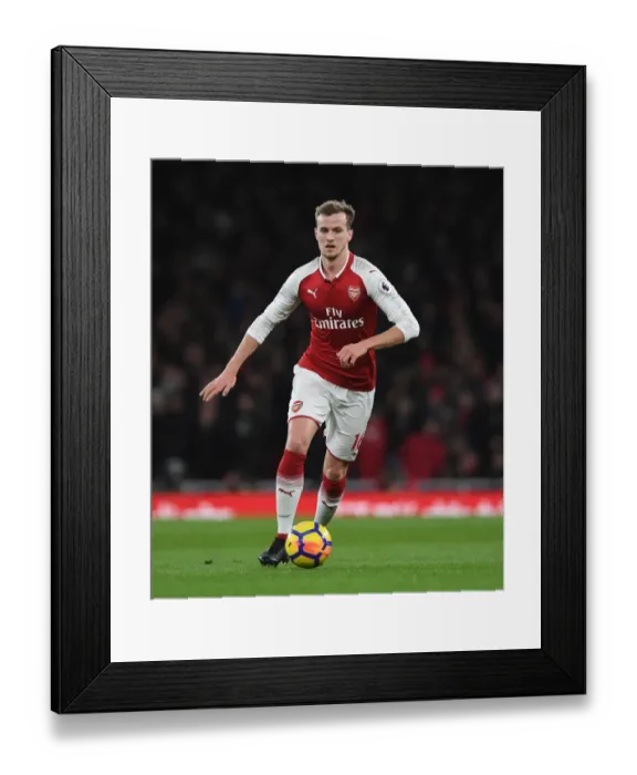 Framed Print : Rob Holding (Arsenal). Arsenal 2: 2 Chelsea. Premier League. Emirates Stadium, 3 / 1 / 18 Framed Print : Rob Holding (Arsenal). Arsenal 2: 2 Chelsea. Premier League. Emirates Stadium, 3 / 1 / 18