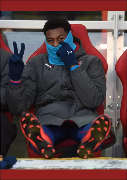 Arsenal's Reine-Adelaide on the Bench: Nottingham Forest vs Arsenal, FA Cup Third Round 2017-18