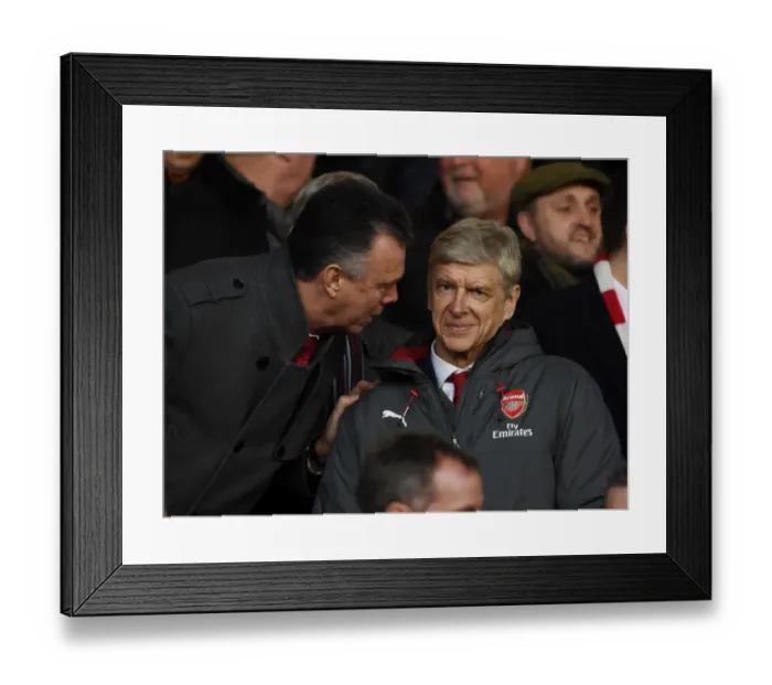 Framed Print : Arsene Wenger and David O'Leary: A Nostalgic Reunion Before the Nottingham Forest vs. Arsenal FA Cup Match (2018) Framed Print : Arsene Wenger and David O'Leary: A Nostalgic Reunion Before the Nottingham Forest vs. Arsenal FA Cup Match (2018)