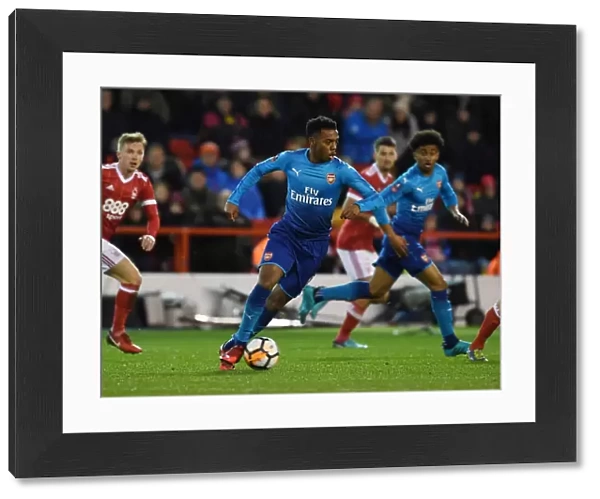 Joe Willock in Action: Arsenal vs. Nottingham Forest - Emirates FA Cup Third Round, 2018