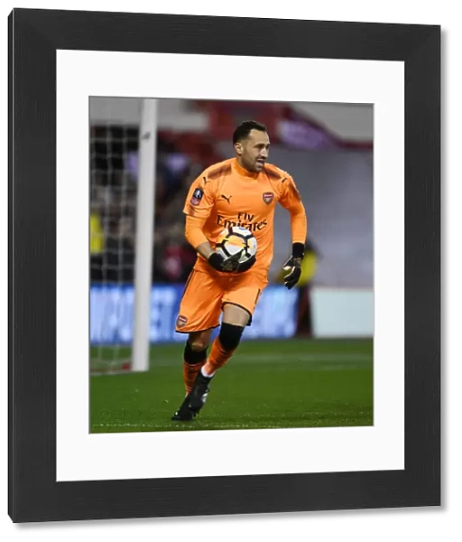 Arsenal's David Ospina in FA Cup Action: Nottingham Forest vs Arsenal (2017-18)
