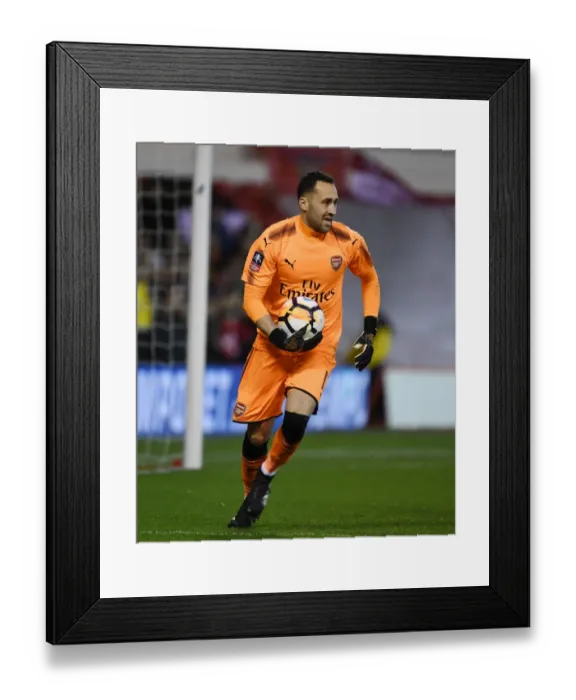 Framed Print : Arsenal's David Ospina in FA Cup Action: Nottingham Forest vs Arsenal (2017-18) Framed Print : Arsenal's David Ospina in FA Cup Action: Nottingham Forest vs Arsenal (2017-18)